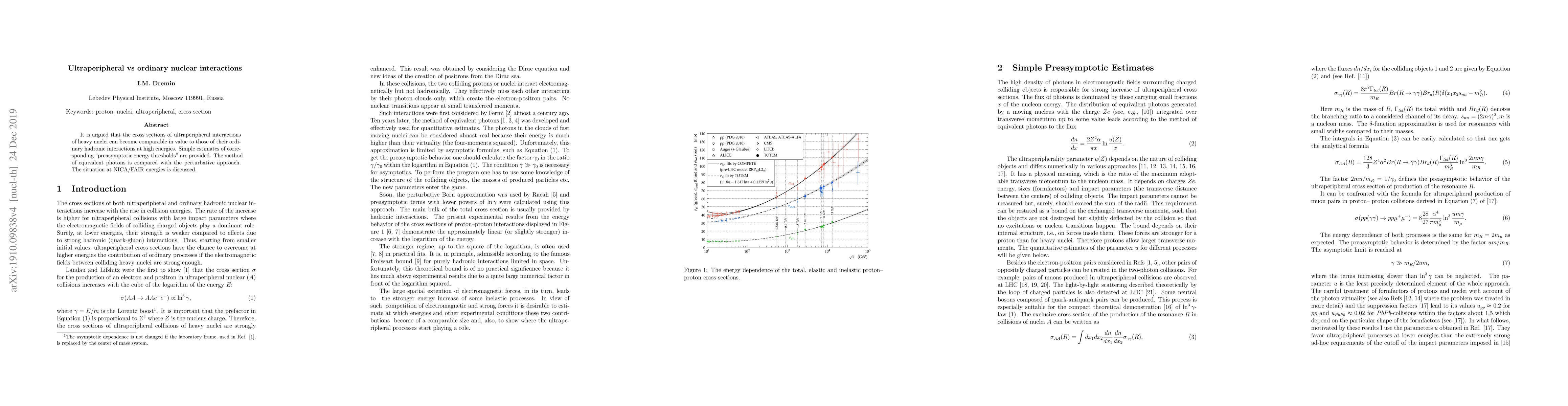 Thumbnail for Ultraperipheral vs ordinary nuclear interactions
