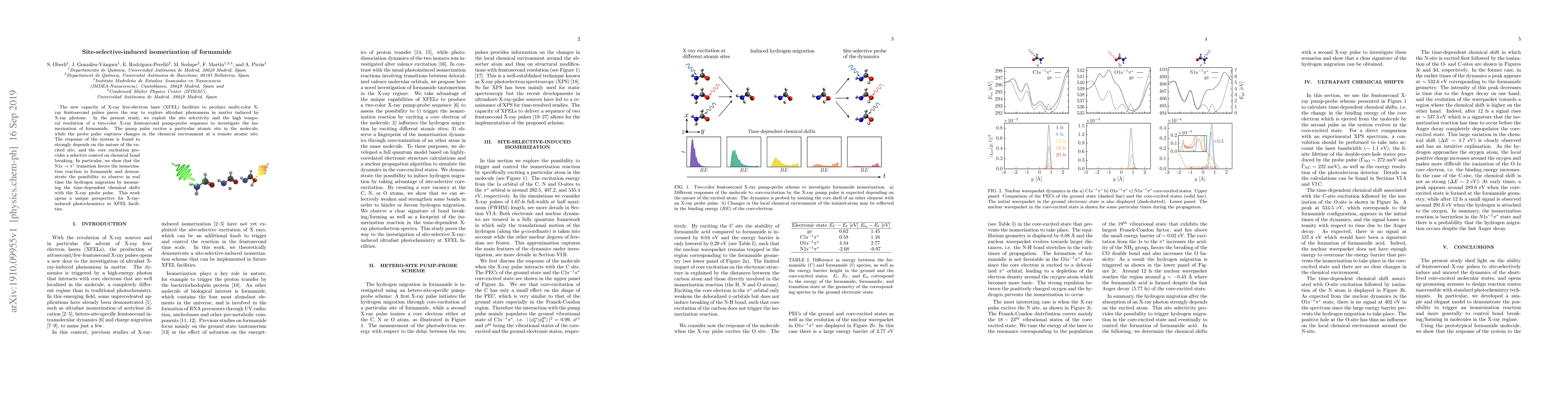 Thumbnail for Site-selective-induced isomerization of formamide