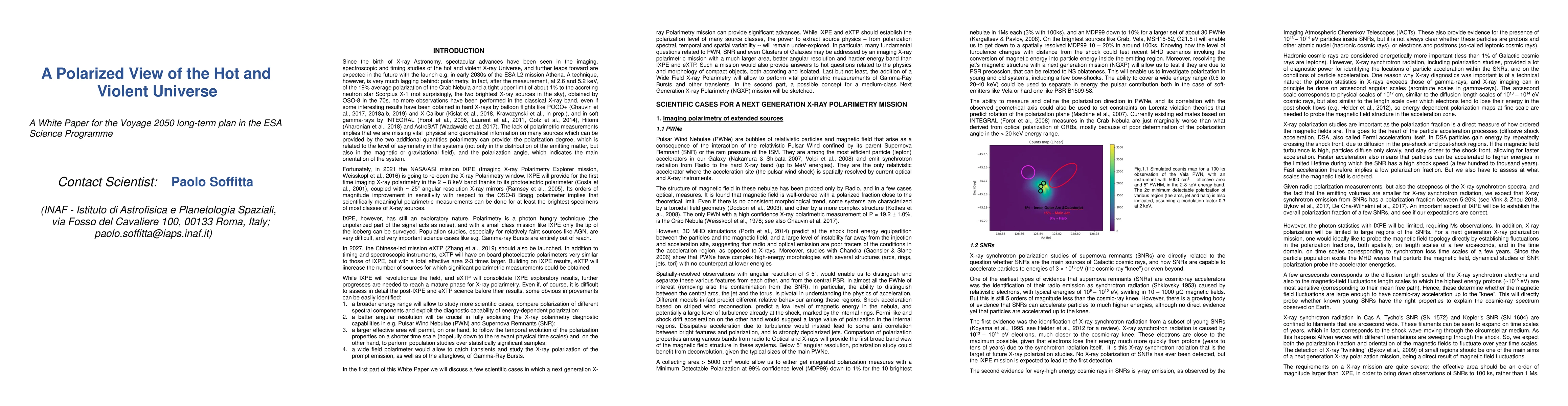 Thumbnail for ESA Voyage 2050 white paper: A Polarized View of the Hot and Violent
  Universe
