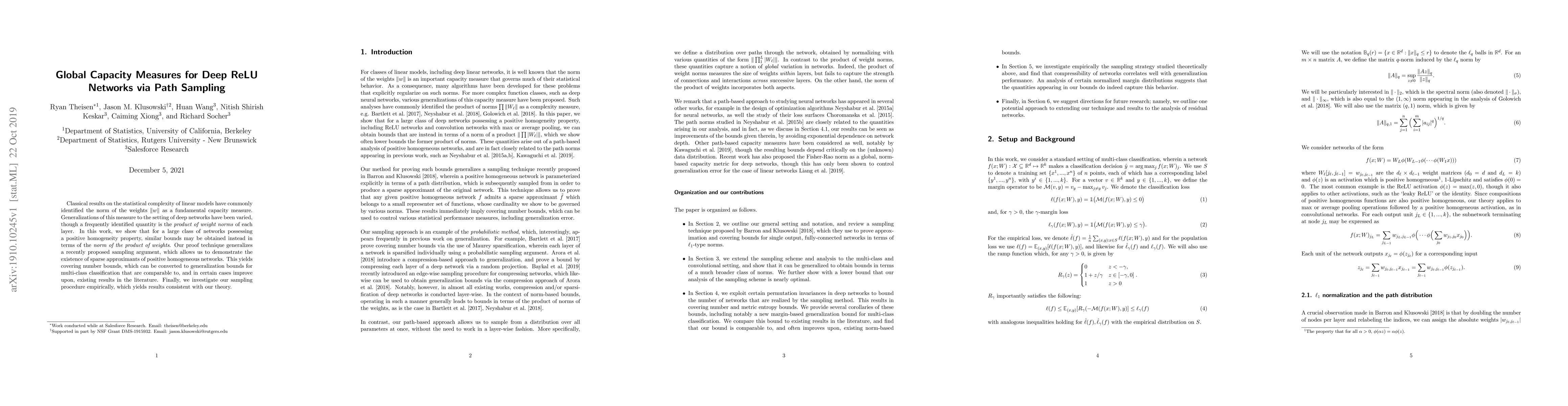 Thumbnail for Global Capacity Measures for Deep ReLU Networks via Path Sampling