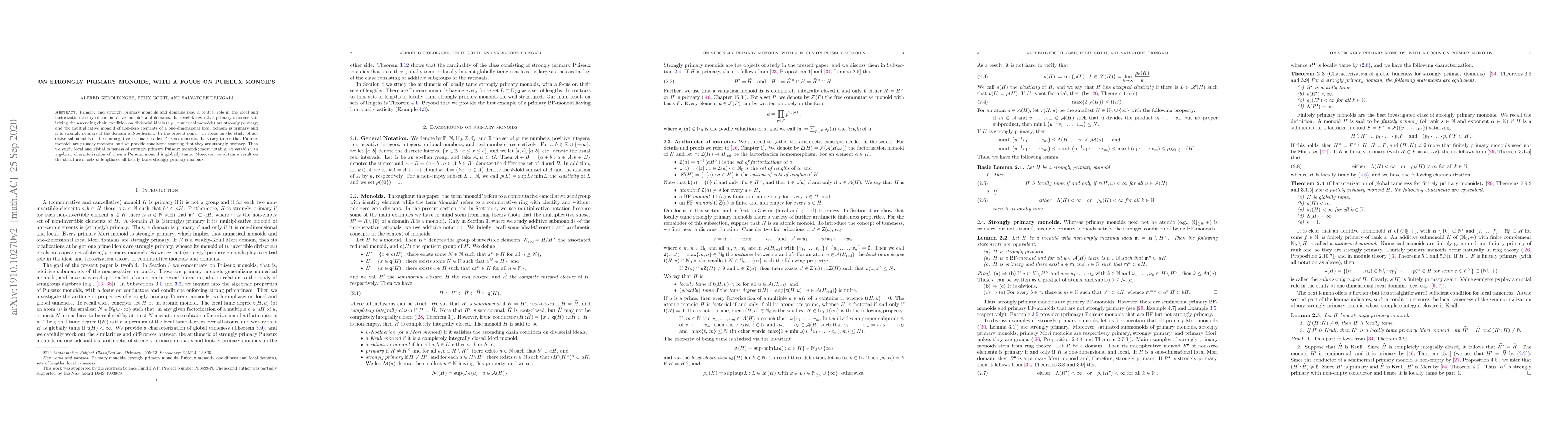 Thumbnail for On strongly primary monoids, with a focus on Puiseux monoids