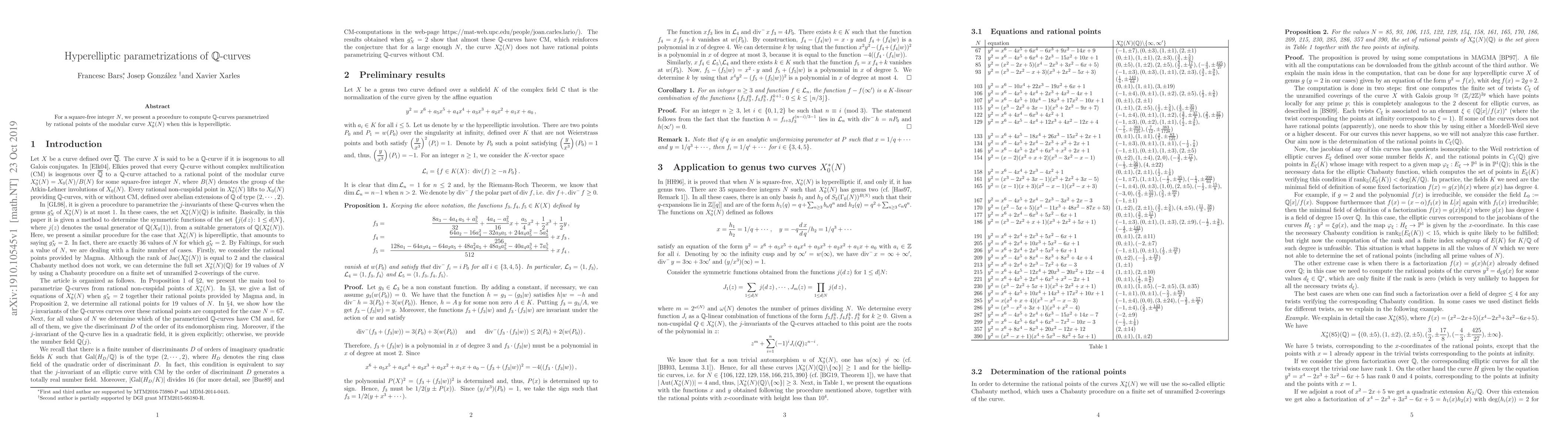 Thumbnail for Hyperelliptic parametrizations of $\mathbb{Q}$-curves
