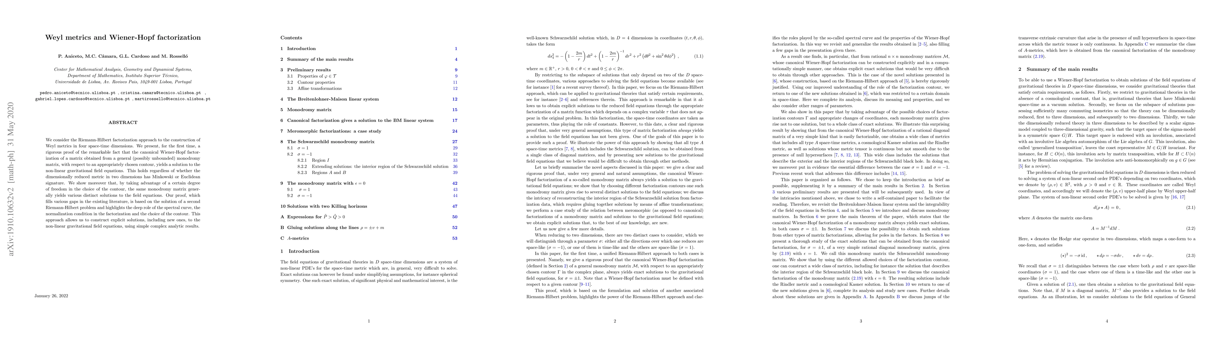 Thumbnail for Weyl metrics and Wiener-Hopf factorization