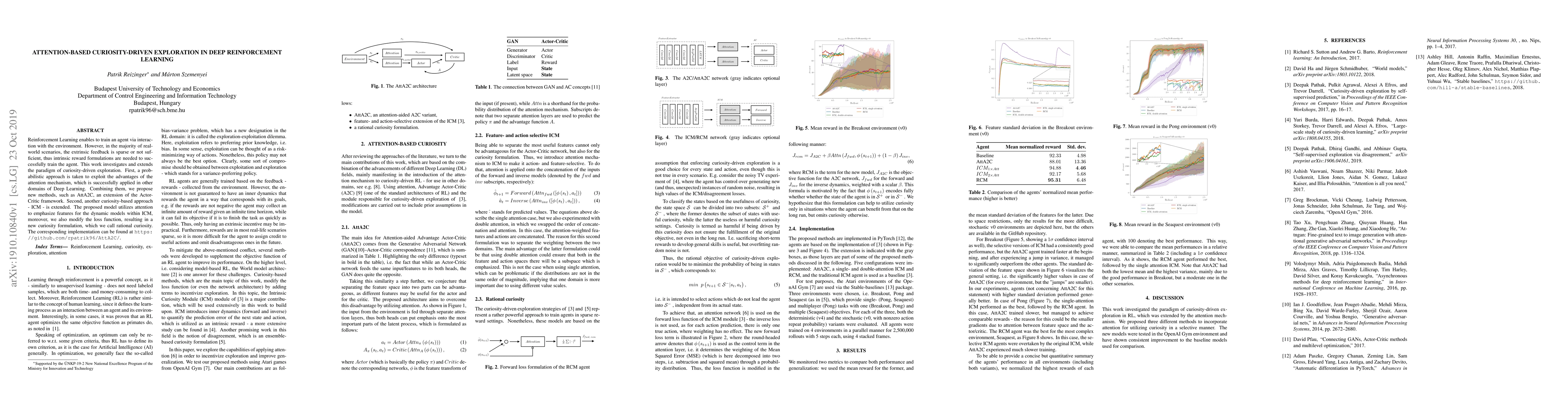Thumbnail for Attention-based Curiosity-driven Exploration in Deep Reinforcement
  Learning