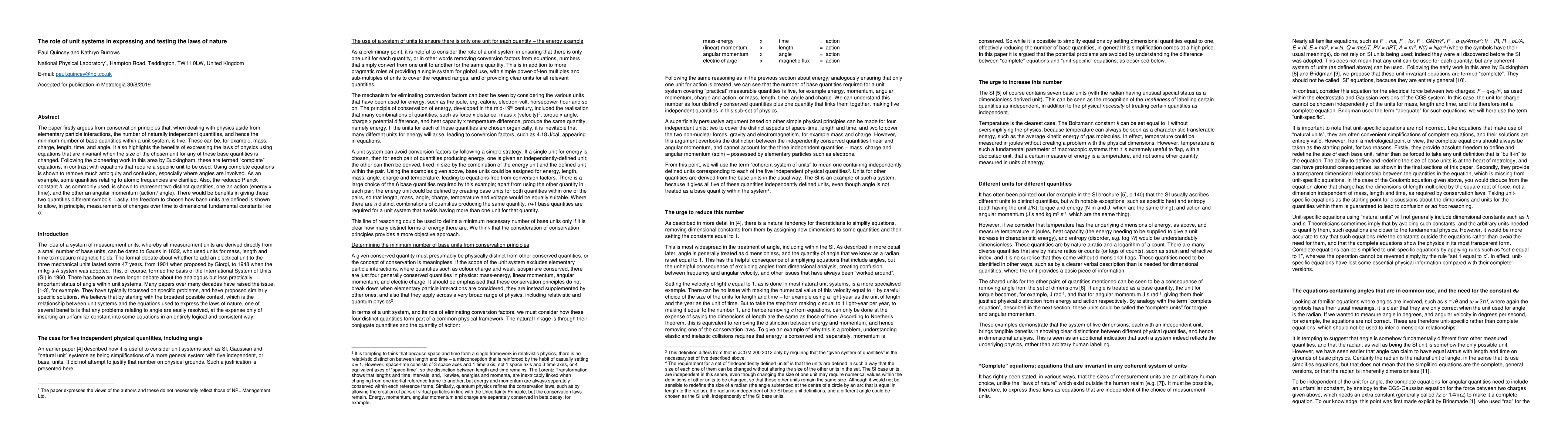 Thumbnail for The role of unit systems in expressing and testing the laws of nature
