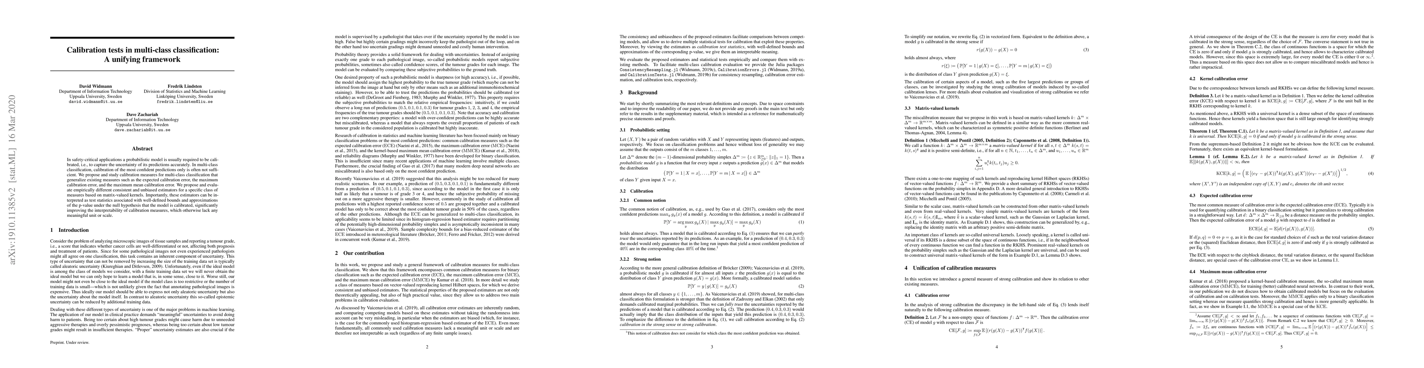 Thumbnail for Calibration tests in multi-class classification: A unifying framework
