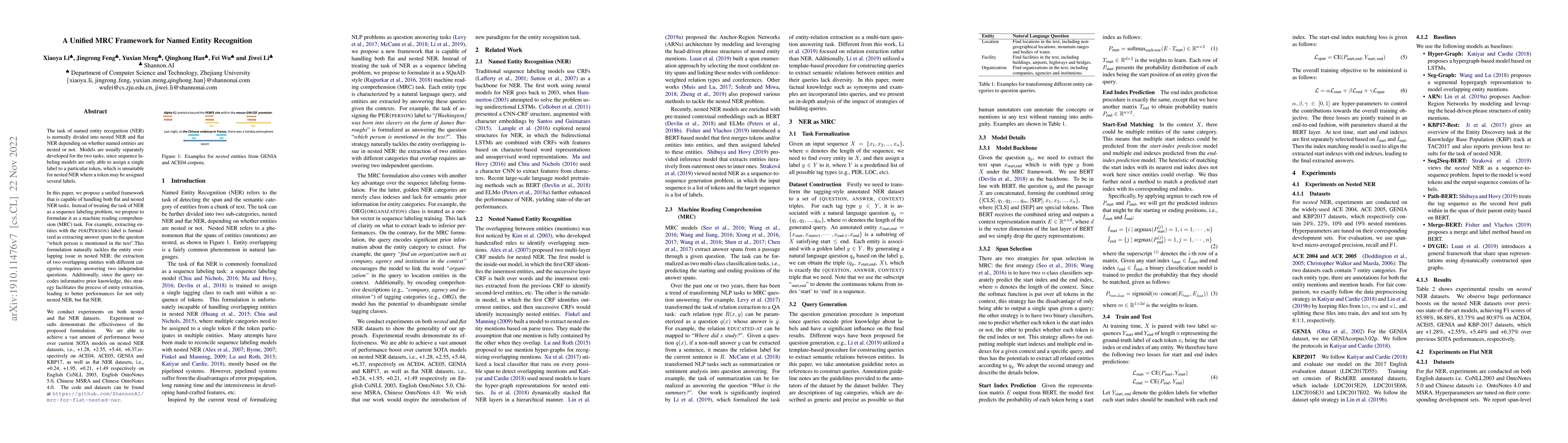 Thumbnail for A Unified MRC Framework for Named Entity Recognition