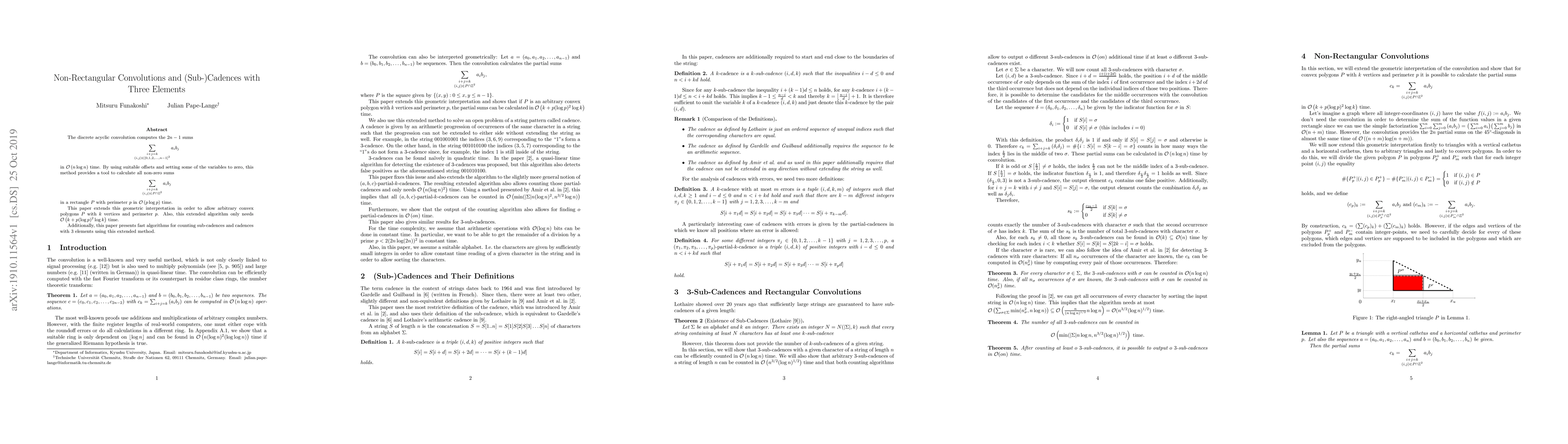 Thumbnail for Non-Rectangular Convolutions and (Sub-)Cadences with Three Elements
