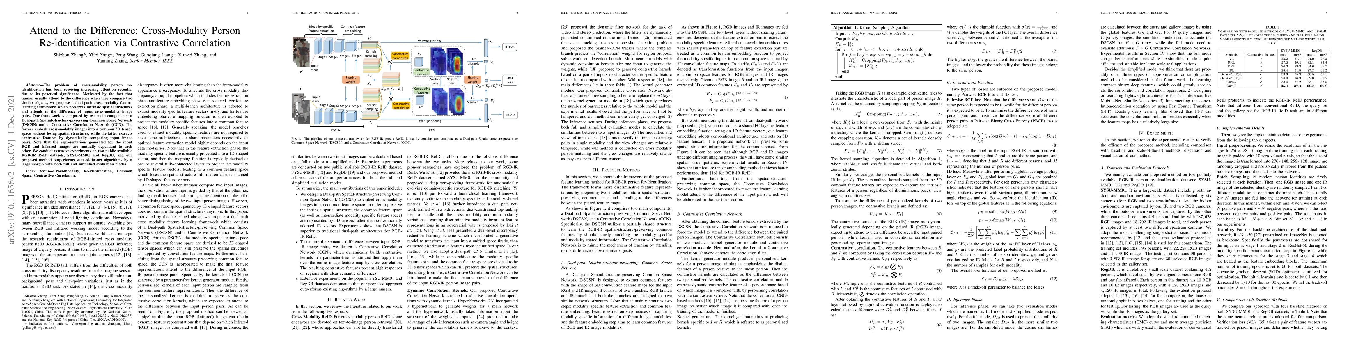 Thumbnail for Attend to the Difference: Cross-Modality Person Re-identification via
  Contrastive Correlation