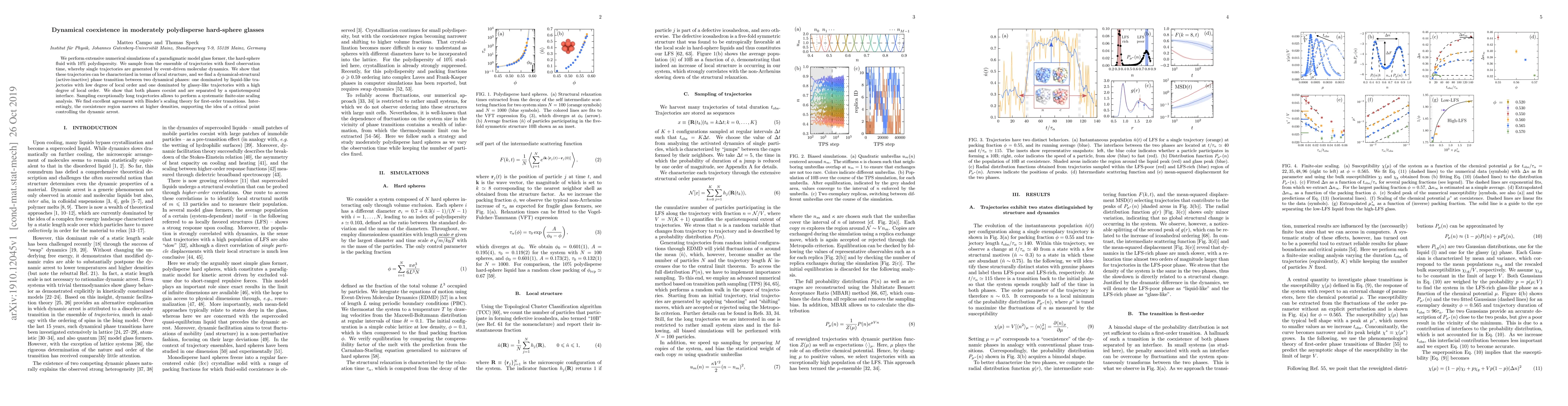 Thumbnail for Dynamical coexistence in moderately polydisperse hard-sphere glasses