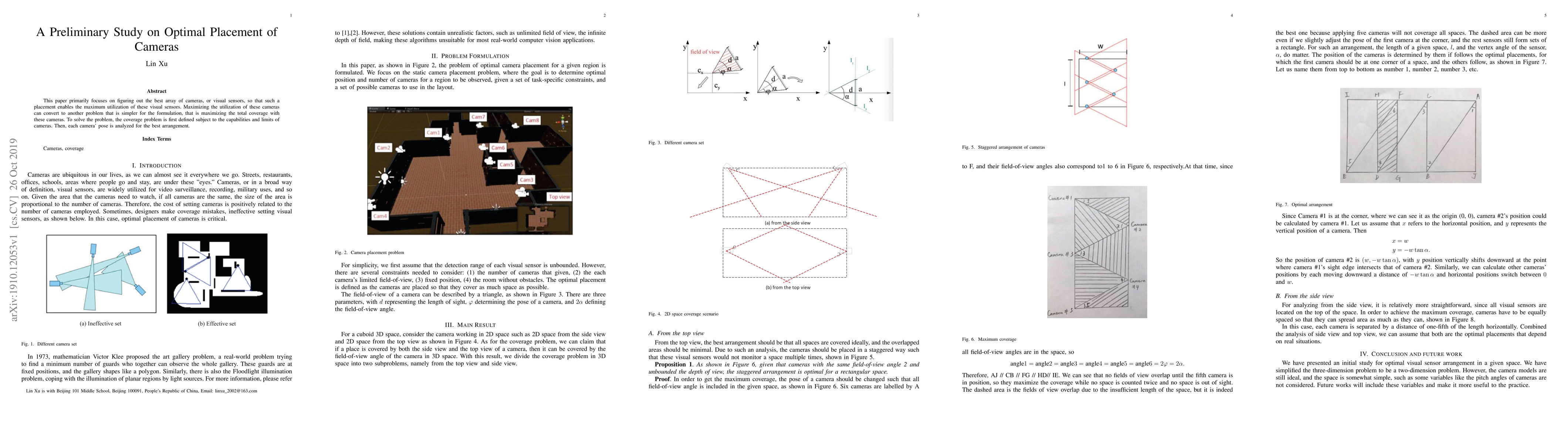 Thumbnail for A Preliminary Study on Optimal Placement of Cameras