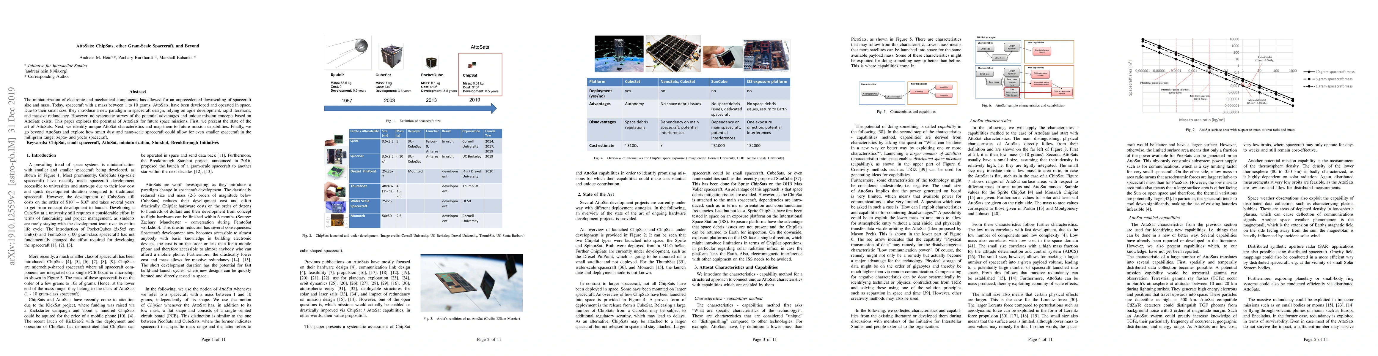 Thumbnail for AttoSats: ChipSats, other Gram-Scale Spacecraft, and Beyond