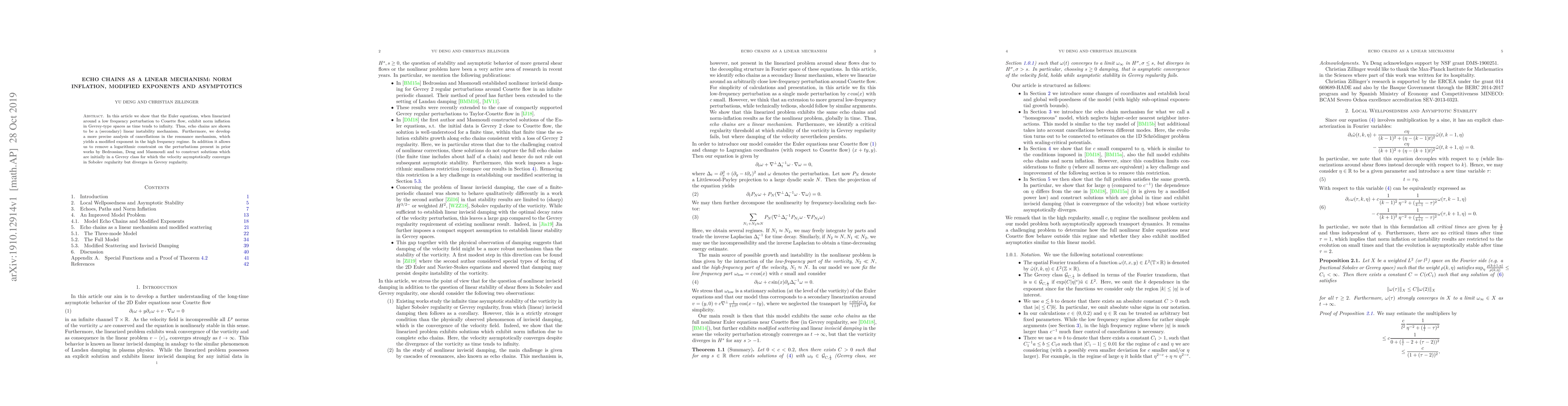 Thumbnail for Echo Chains as a Linear Mechanism: Norm Inflation, Modified Exponents
  and Asymptotics
