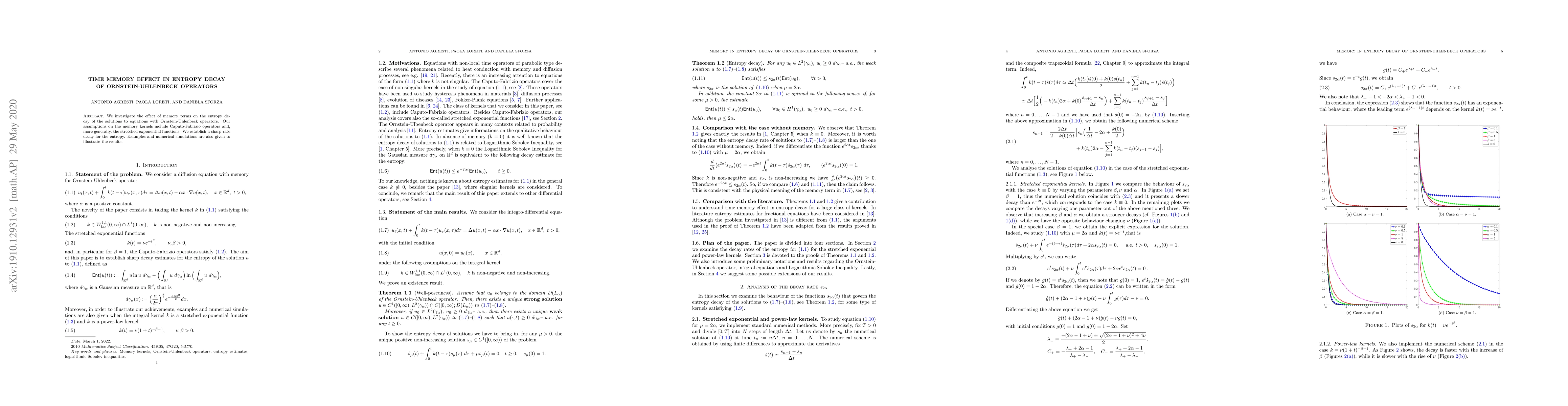 Thumbnail for Time memory effect in entropy decay of Ornstein-Uhlenbeck operators