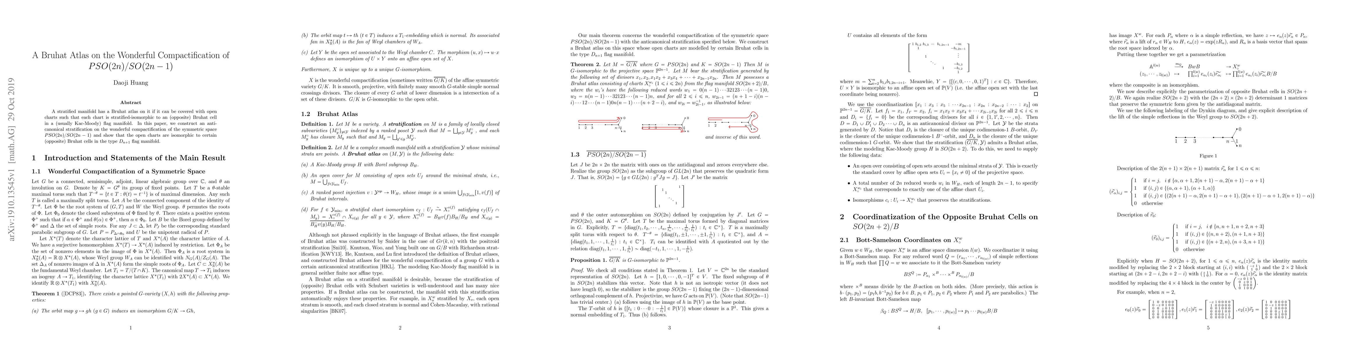 Thumbnail for A Bruhat Atlas on the Wonderful Compactification of PSO(2n)/SO(2n-1)