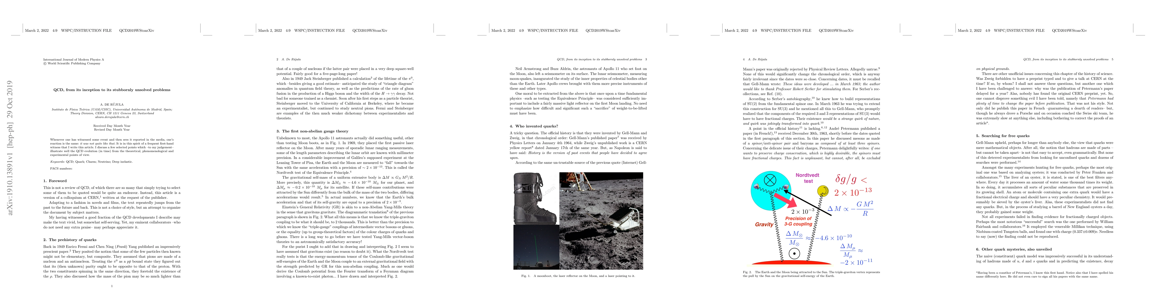Thumbnail for QCD, from its inception to its stubbornly unsolved problems