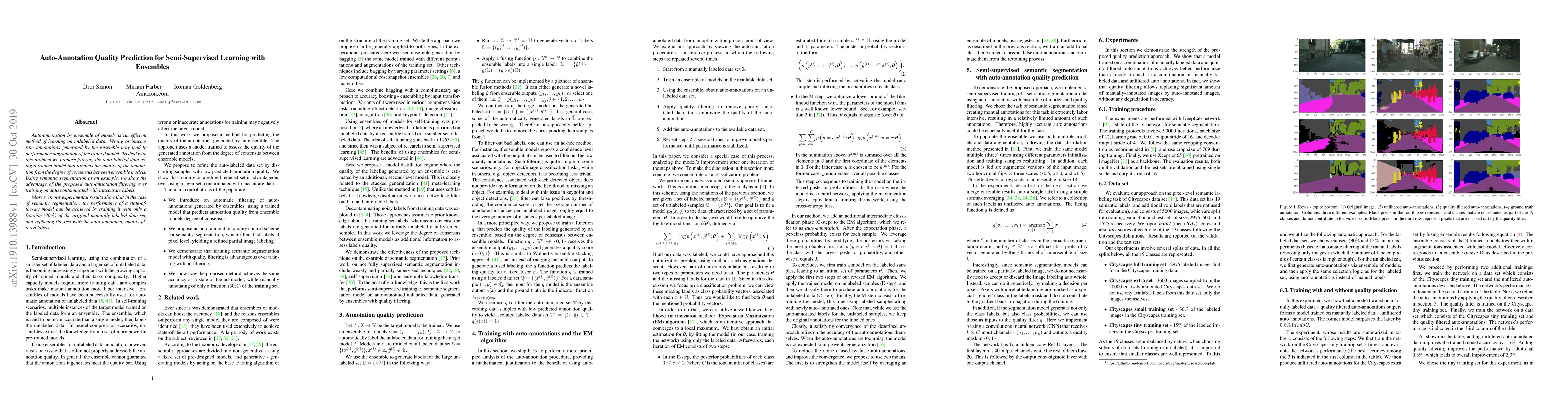 Thumbnail for Auto-Annotation Quality Prediction for Semi-Supervised Learning with
  Ensembles