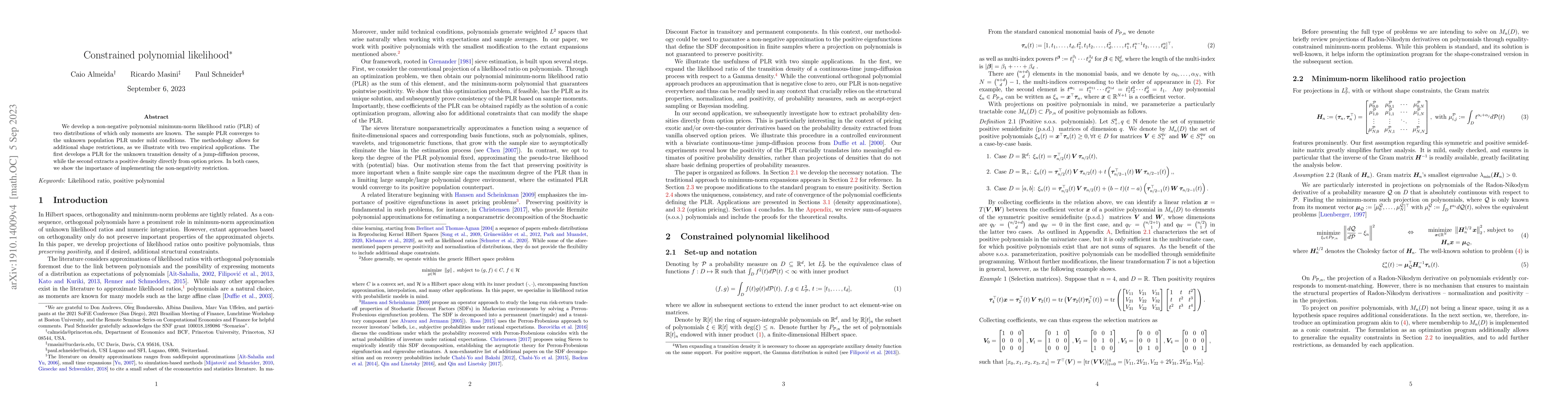Thumbnail for Constrained Polynomial Likelihood