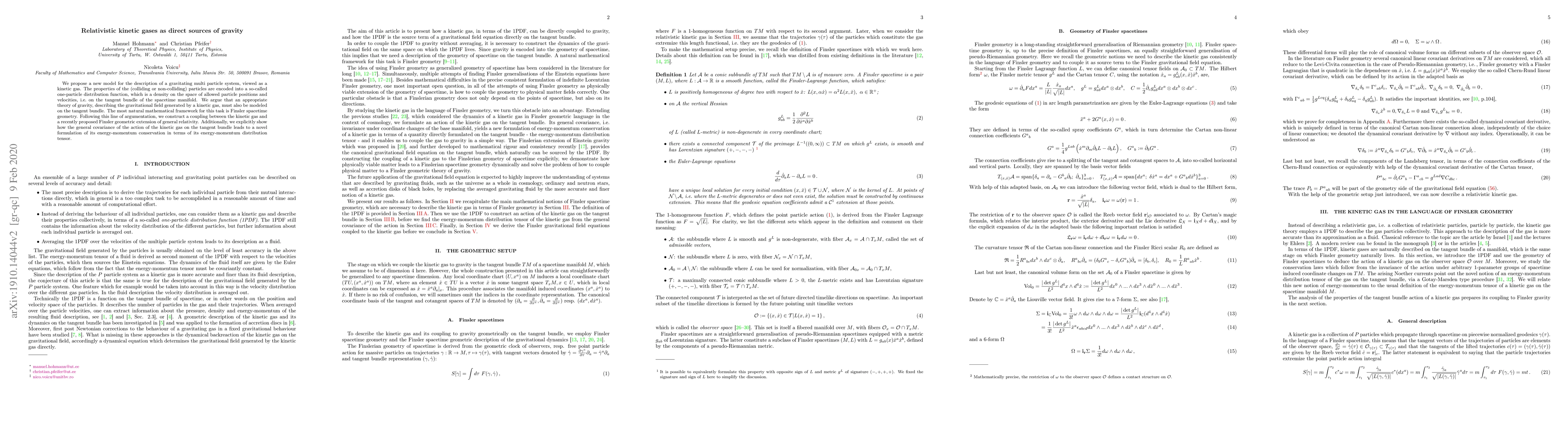 Thumbnail for Relativistic kinetic gases as direct sources of gravity