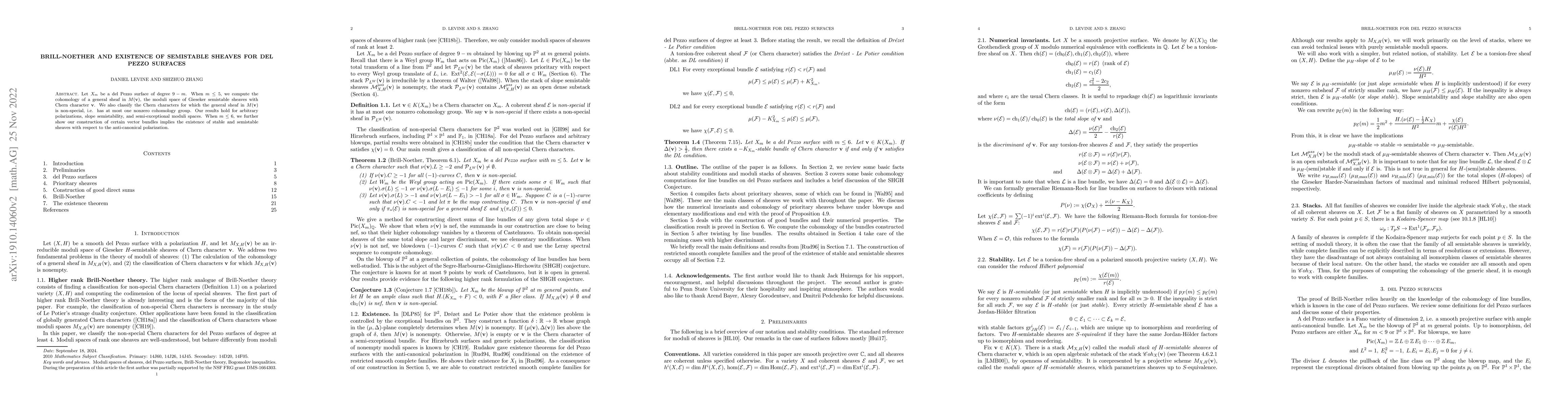 Thumbnail for Brill-Noether and existence of semistable sheaves on del Pezzo surfaces