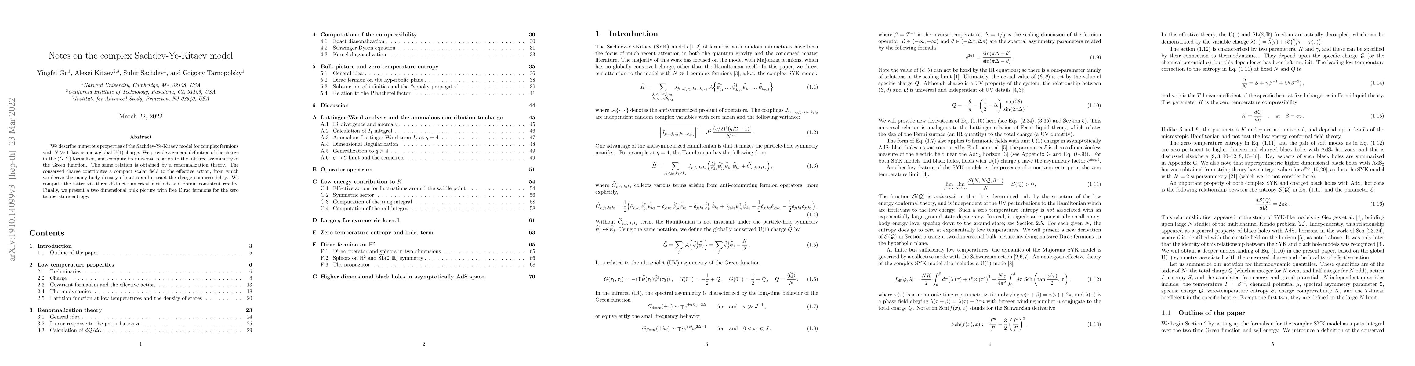 Thumbnail for Notes on the complex Sachdev-Ye-Kitaev model