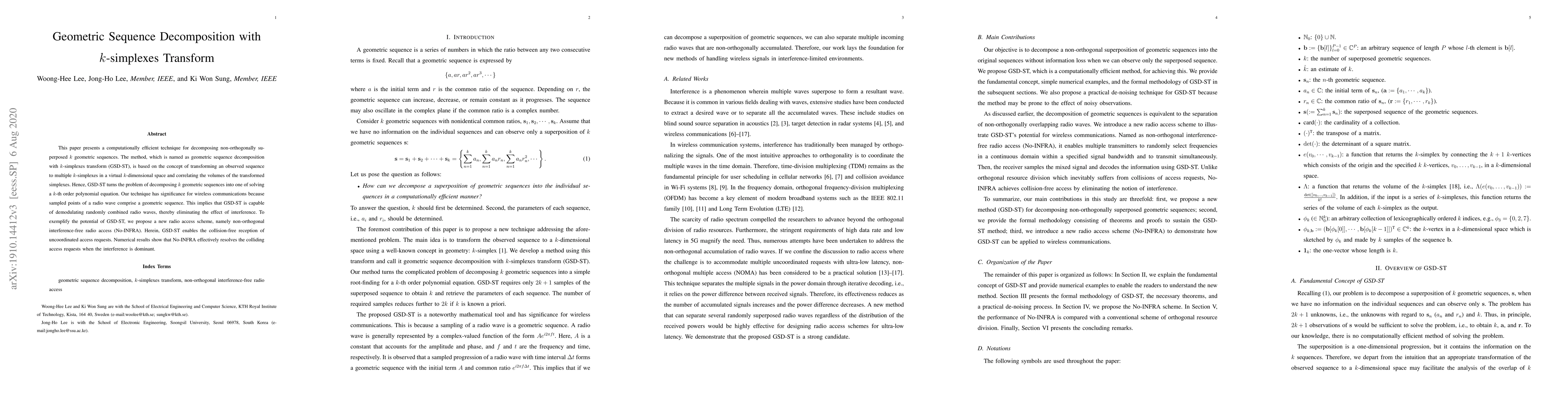 Thumbnail for Geometric Sequence Decomposition with $k$-simplexes Transform