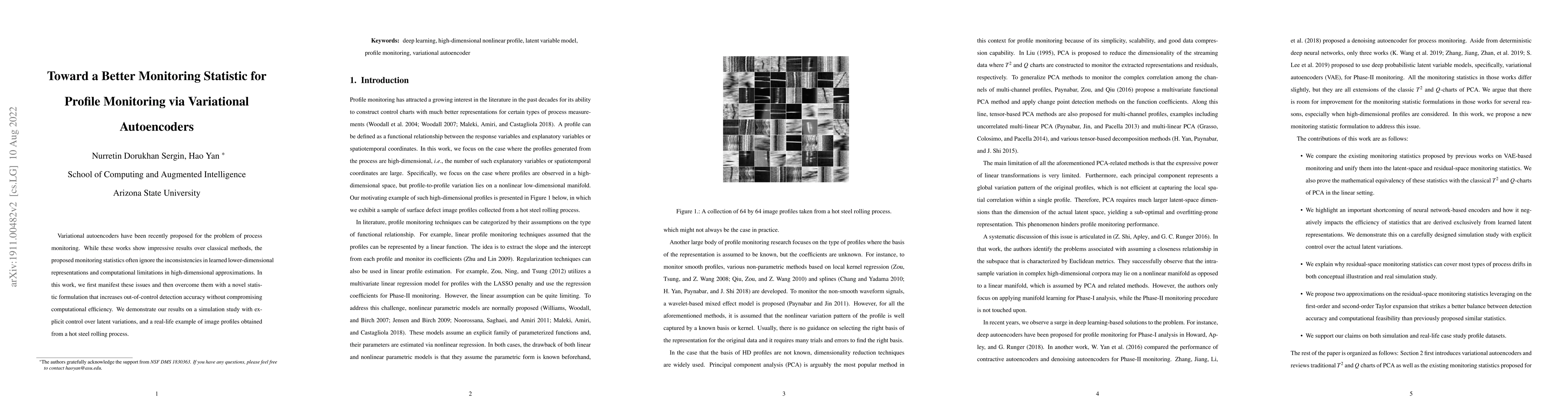Thumbnail for Toward a Better Monitoring Statistic for Profile Monitoring via
  Variational Autoencoders