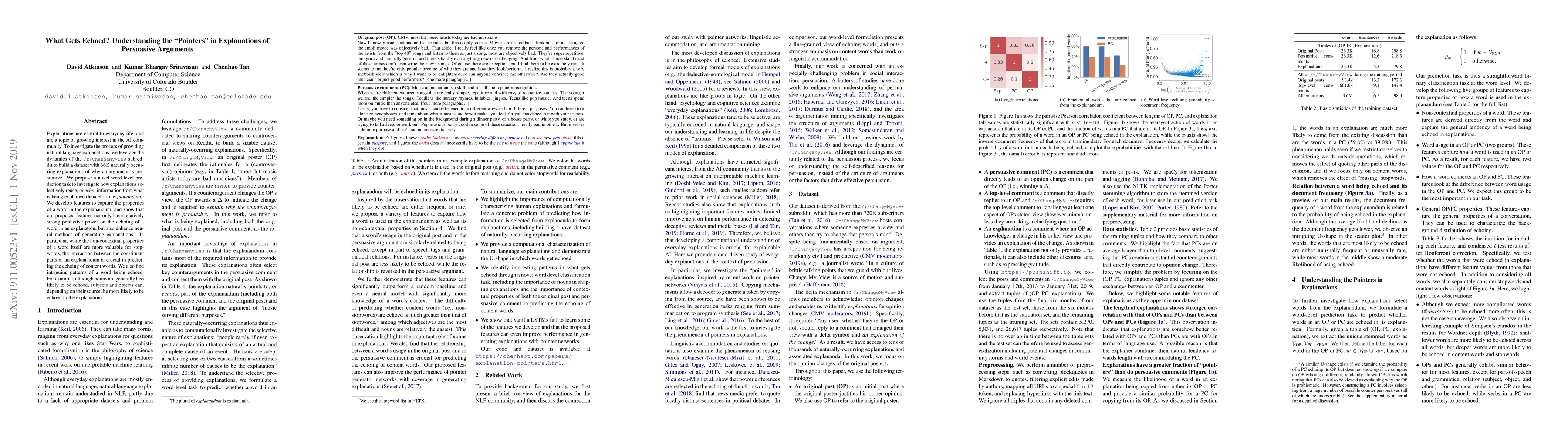 Thumbnail for What Gets Echoed? Understanding the "Pointers" in Explanations of
  Persuasive Arguments