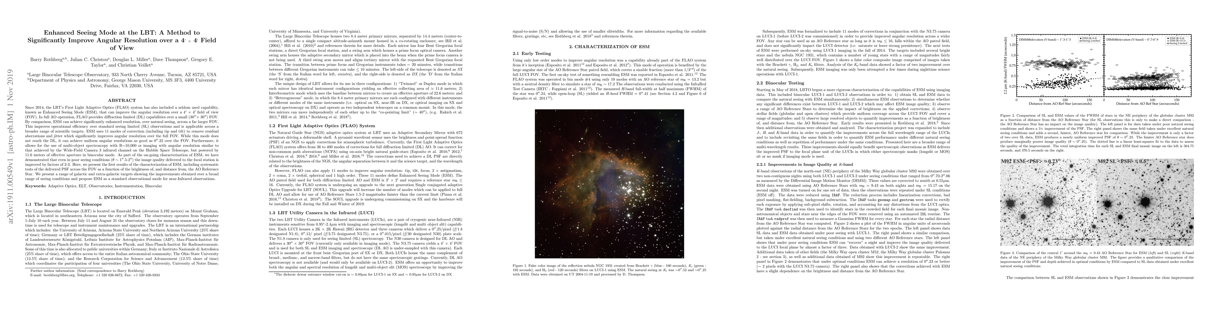 Thumbnail for Enhanced Seeing Mode at the LBT: A Method to Significantly Improve
  Angular Resolution over a 4' x 4' Field of View