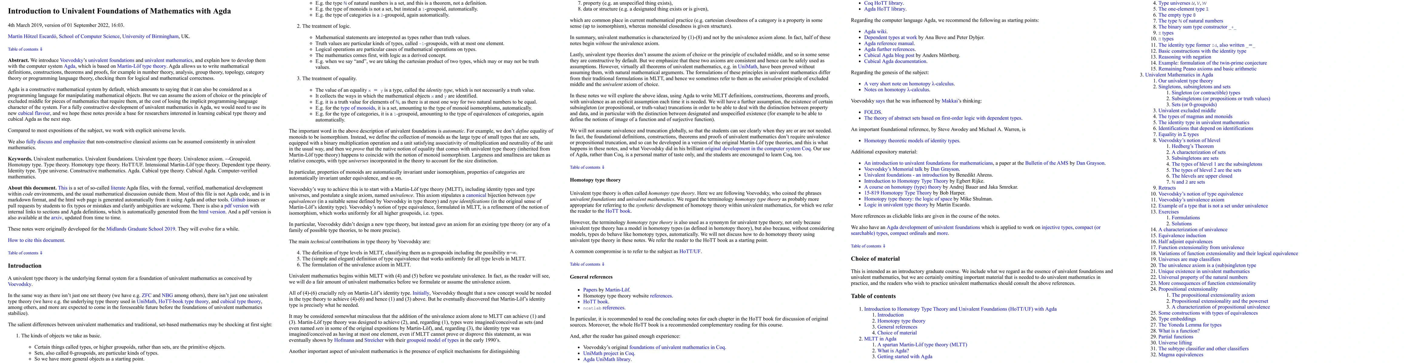 Thumbnail for Introduction to Univalent Foundations of Mathematics with Agda