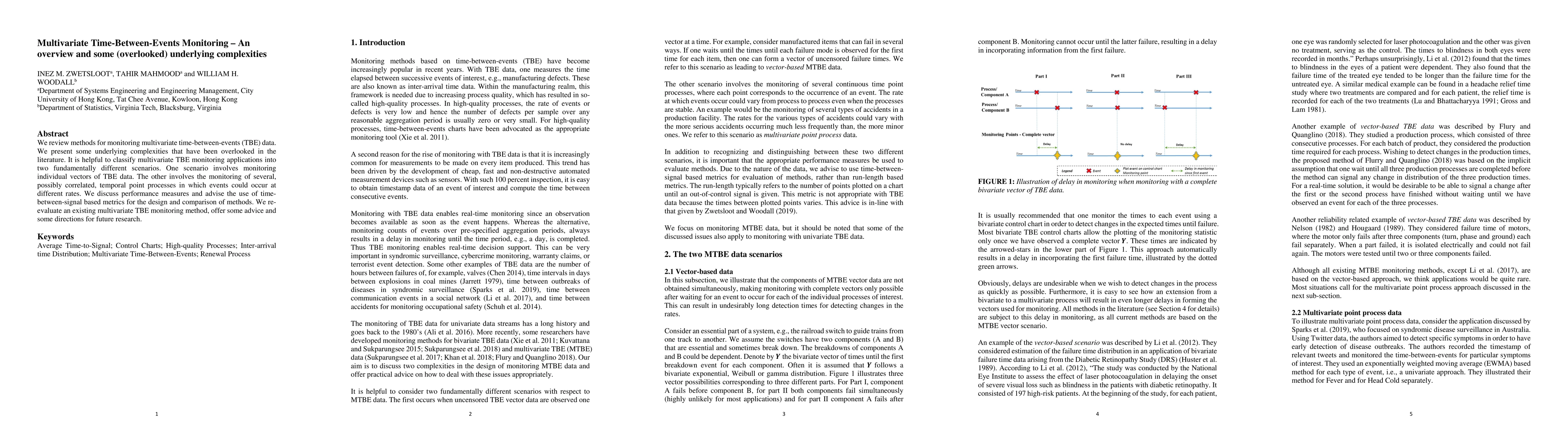 Thumbnail for Multivariate Time-Between-Events Monitoring -- An overview and some
  (overlooked) underlying complexities