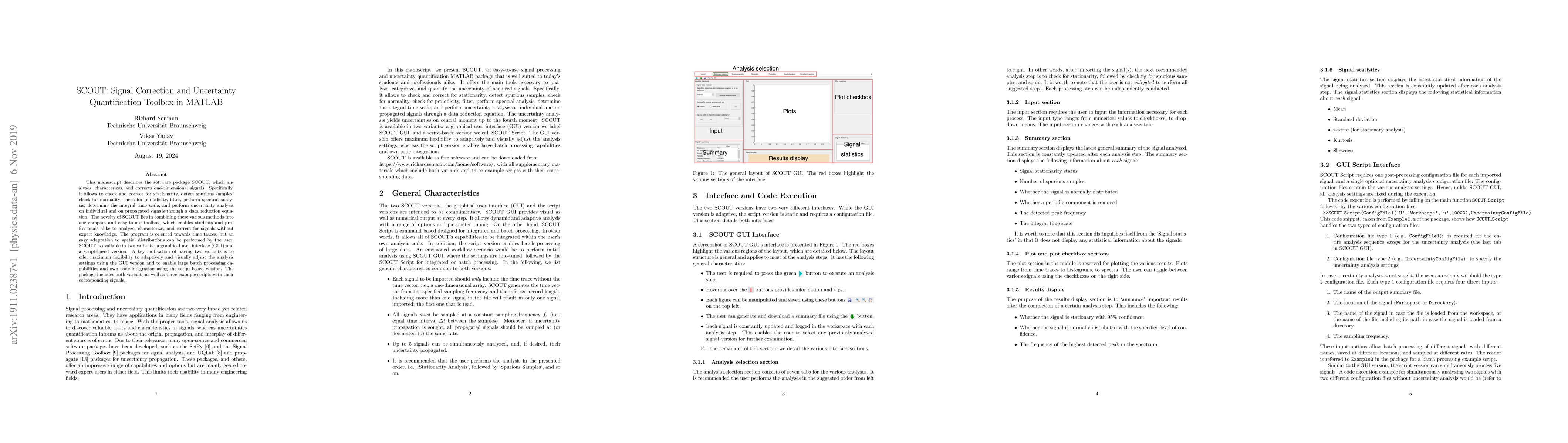 Thumbnail for SCOUT: Signal Correction and Uncertainty Quantification Toolbox in
  MATLAB