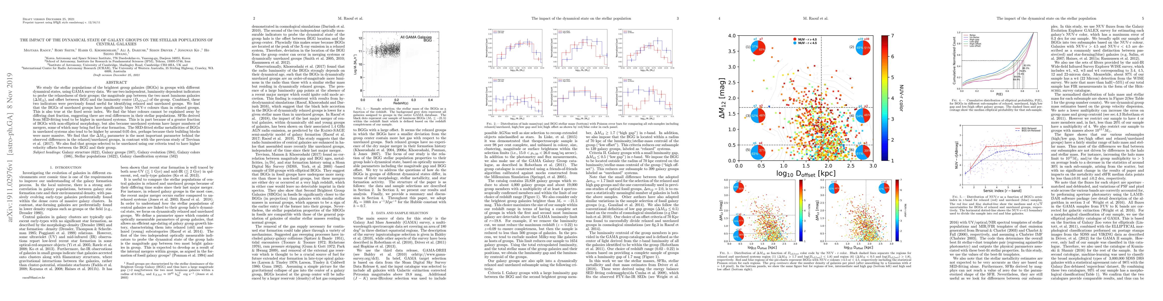 Thumbnail for The impact of the dynamical state of galaxy groups on the stellar
  populations of central galaxies