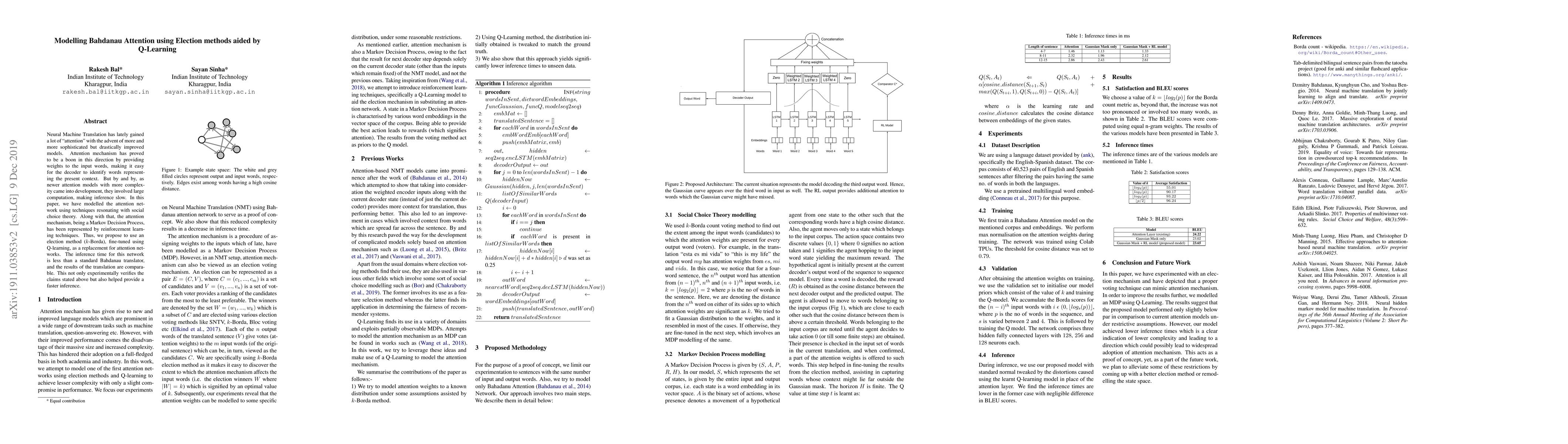 Thumbnail for Modelling Bahdanau Attention using Election methods aided by Q-Learning