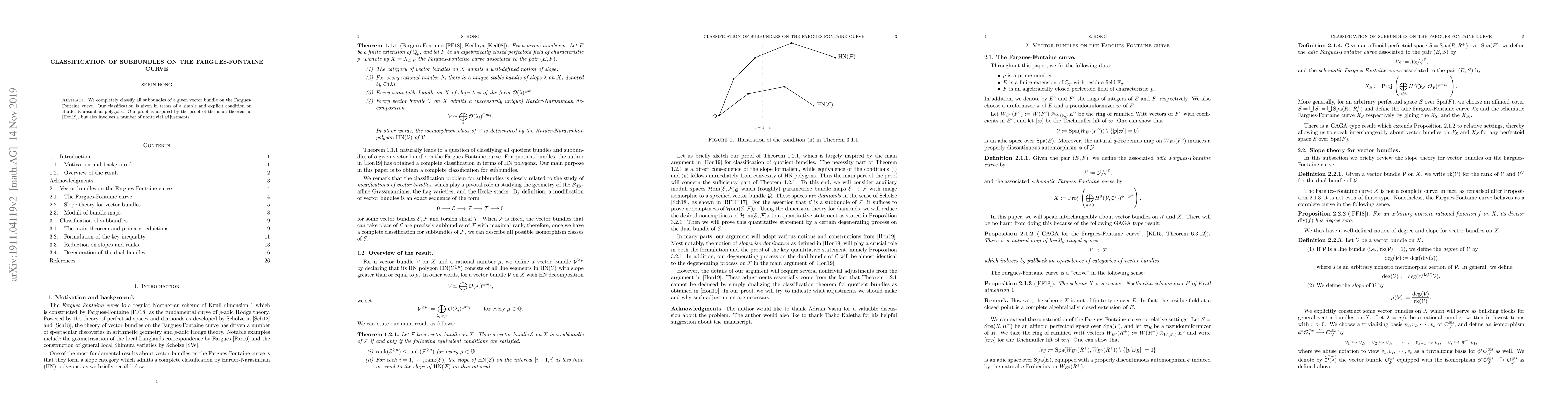 Thumbnail for Classification of subbundles on the Fargues-Fontaine curve