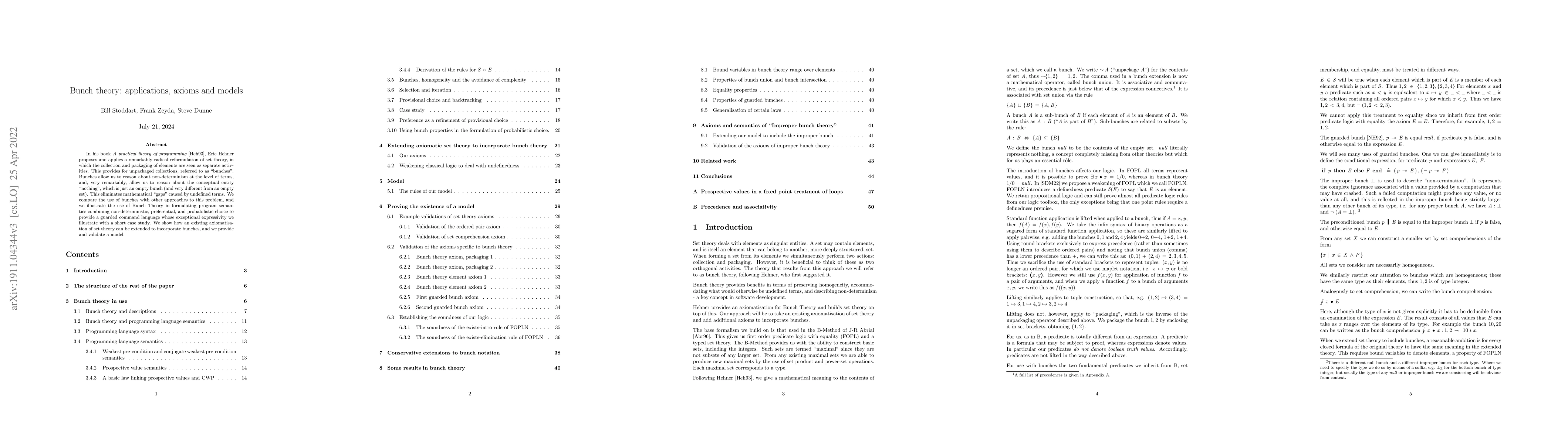 Thumbnail for Bunch theory: working notes on applications, axioms and models