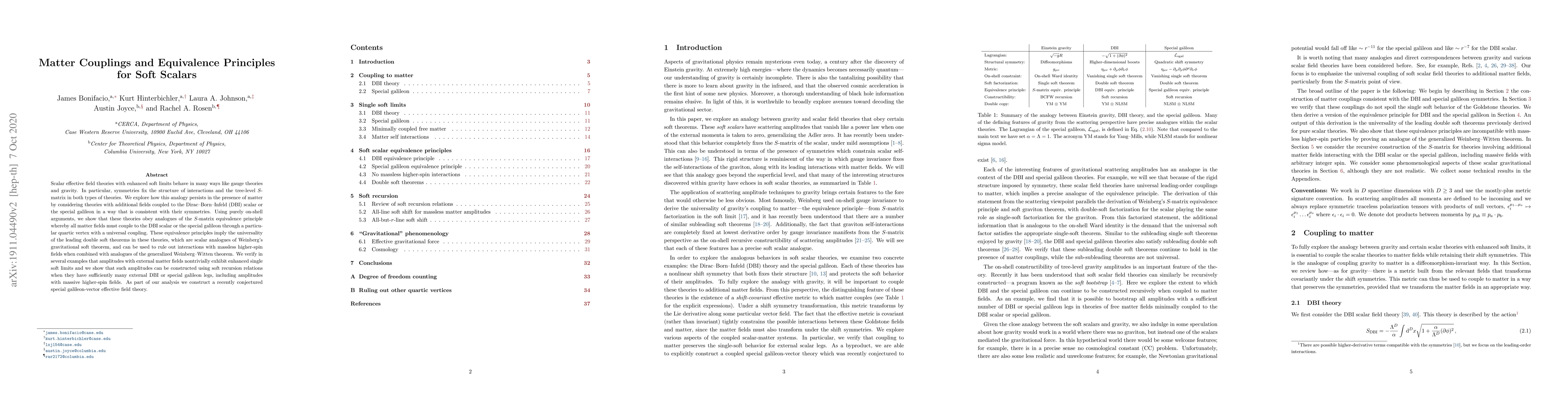 Thumbnail for Matter Couplings and Equivalence Principles for Soft Scalars