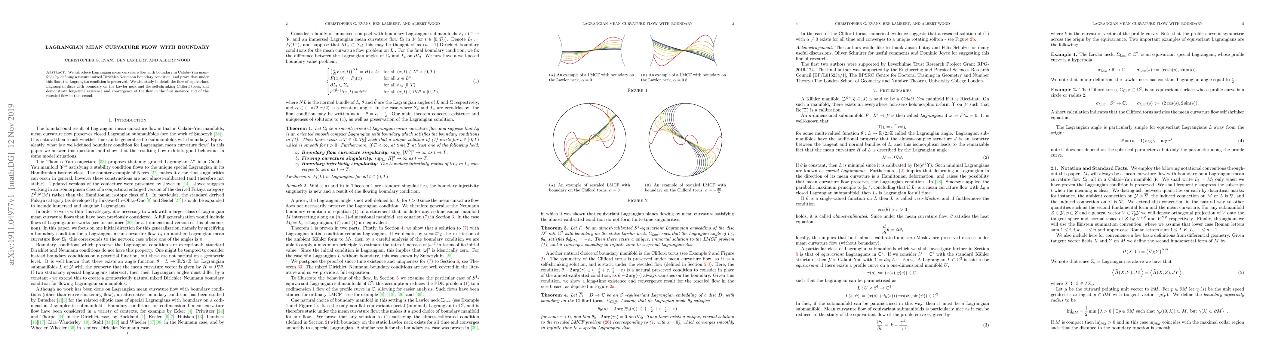 Thumbnail for Lagrangian mean curvature flow with boundary