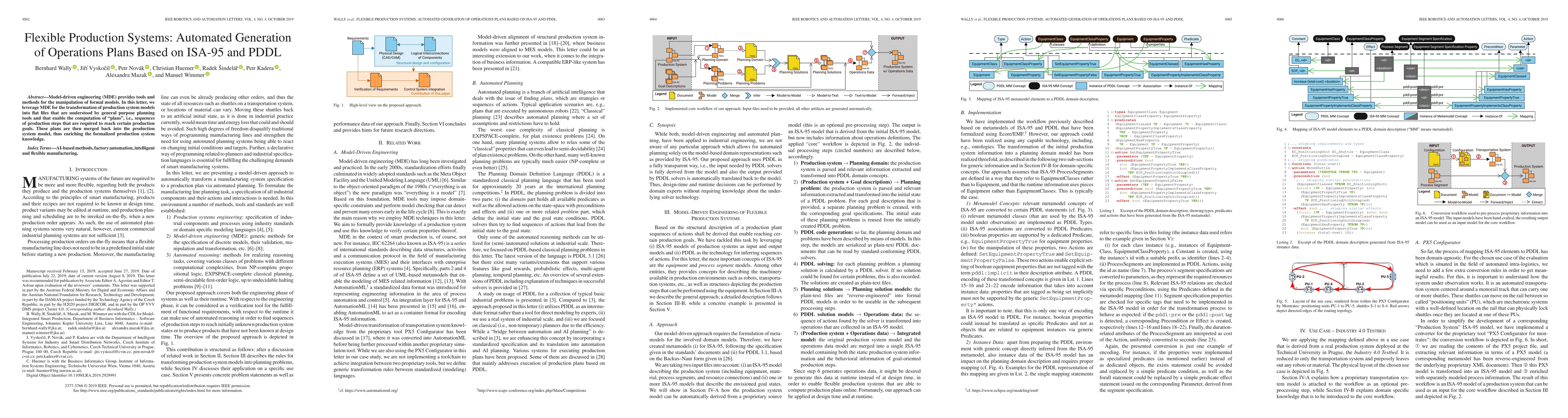 Thumbnail for Flexible Production Systems: Automated Generation of Operations Plans
  Based on ISA-95 and PDDL