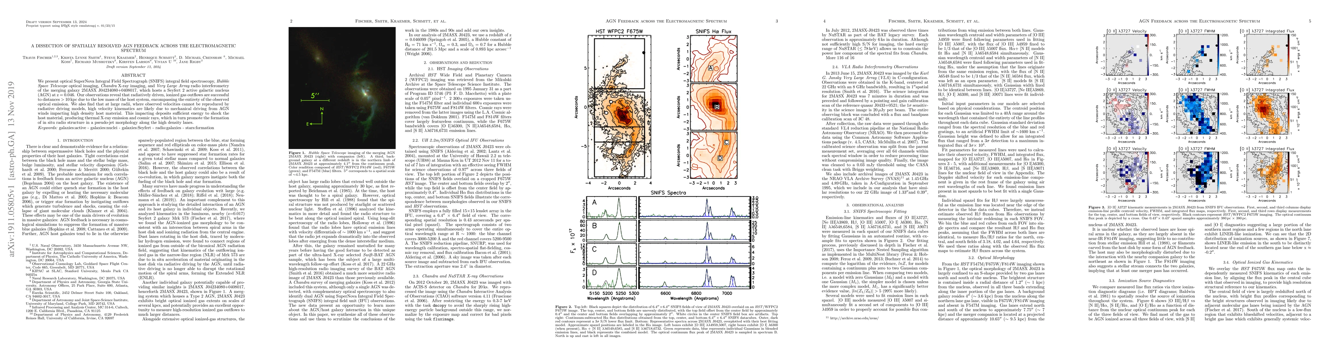 Thumbnail for A Dissection of Spatially Resolved AGN Feedback across the
  Electromagnetic Spectrum