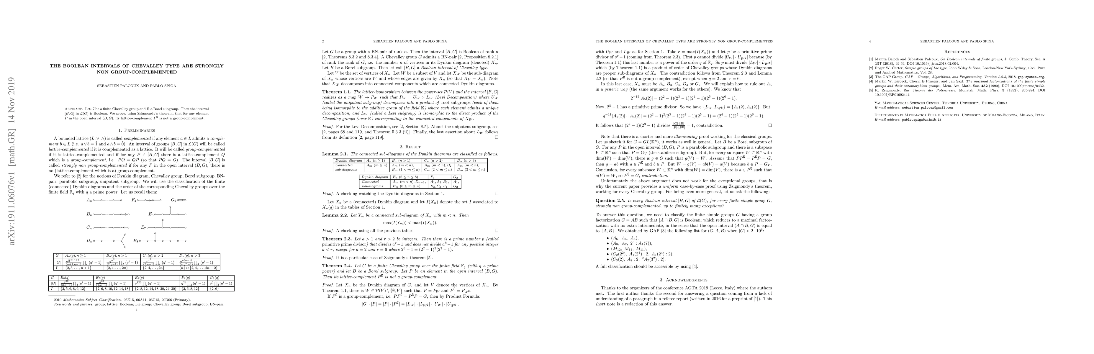 Thumbnail for The Boolean intervals of Chevalley type are strongly non
  group-complemented
