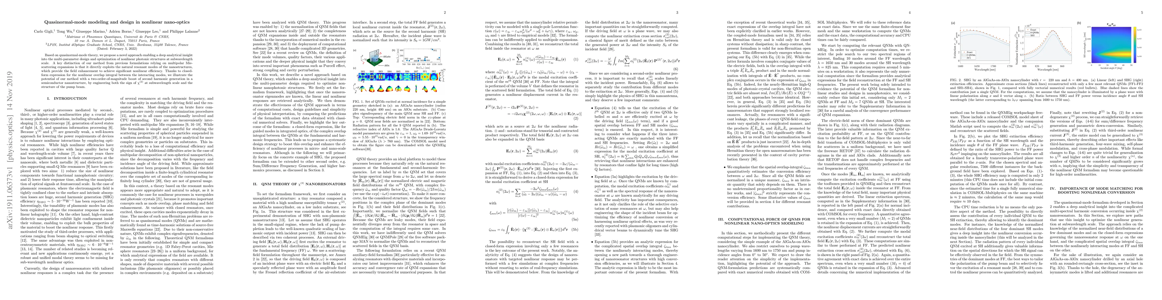 Thumbnail for Quasinormal-mode modeling and design in nonlinear nano-optics