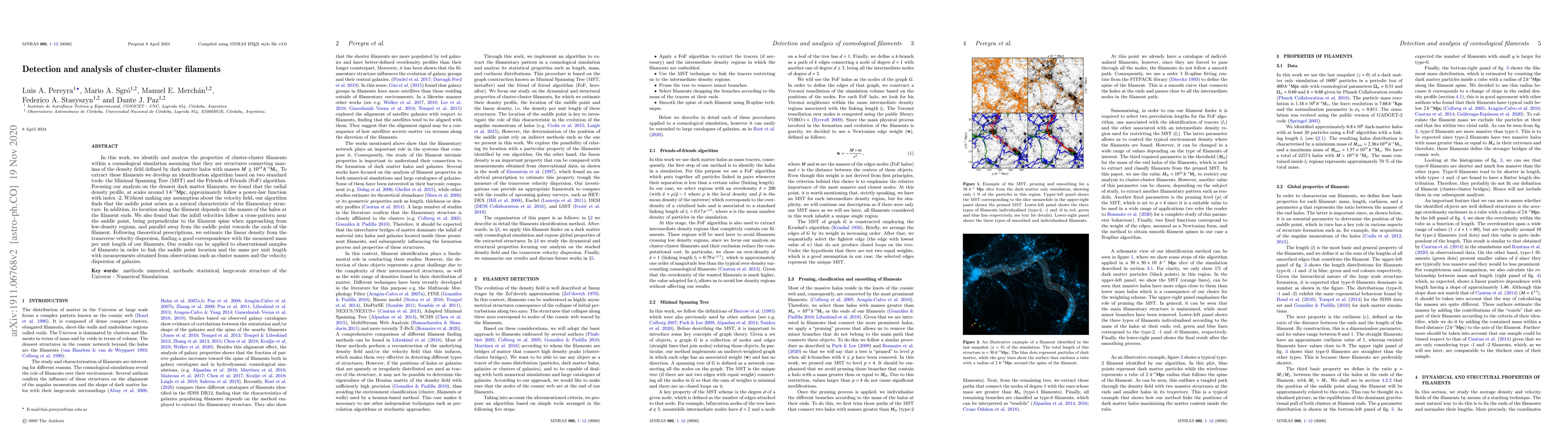 Thumbnail for Detection and analysis of cluster-cluster filaments