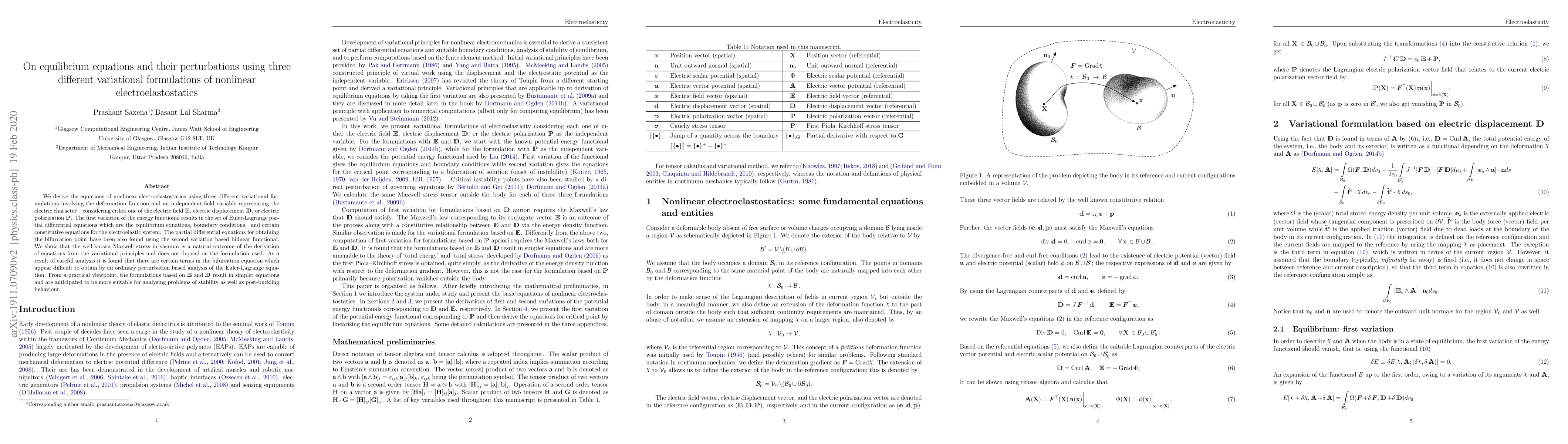 Thumbnail for On equilibrium equations and their perturbations using three different
  variational formulations of nonlinear electroelastostatics