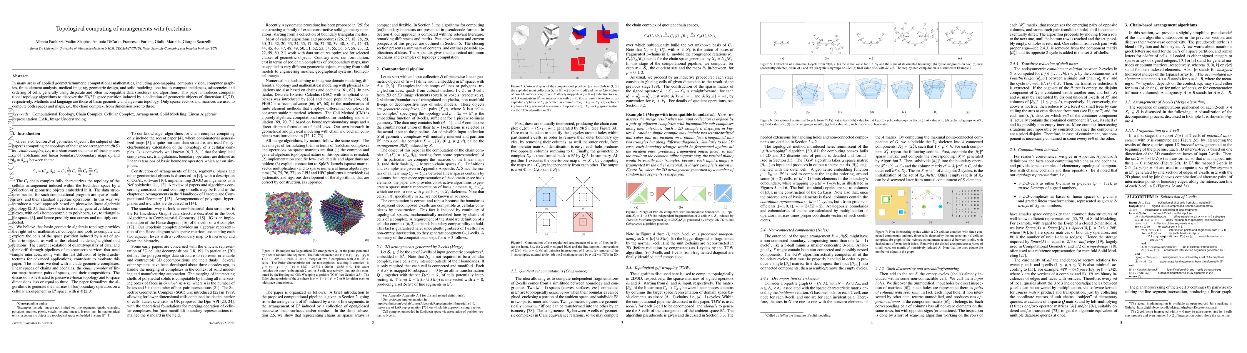 Thumbnail for Topological computing of arrangements with (co)chains