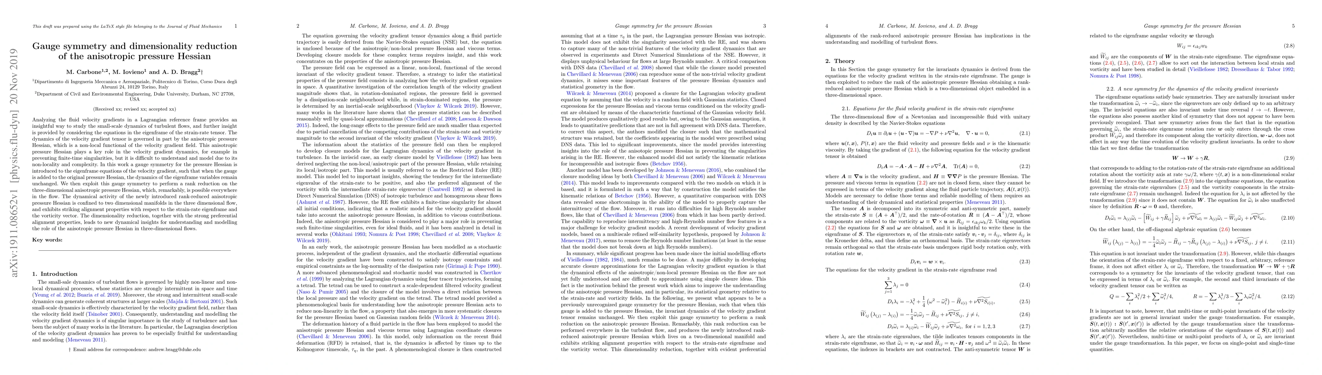 Thumbnail for Gauge symmetry and dimensionality reduction of the anisotropic pressure
  Hessian