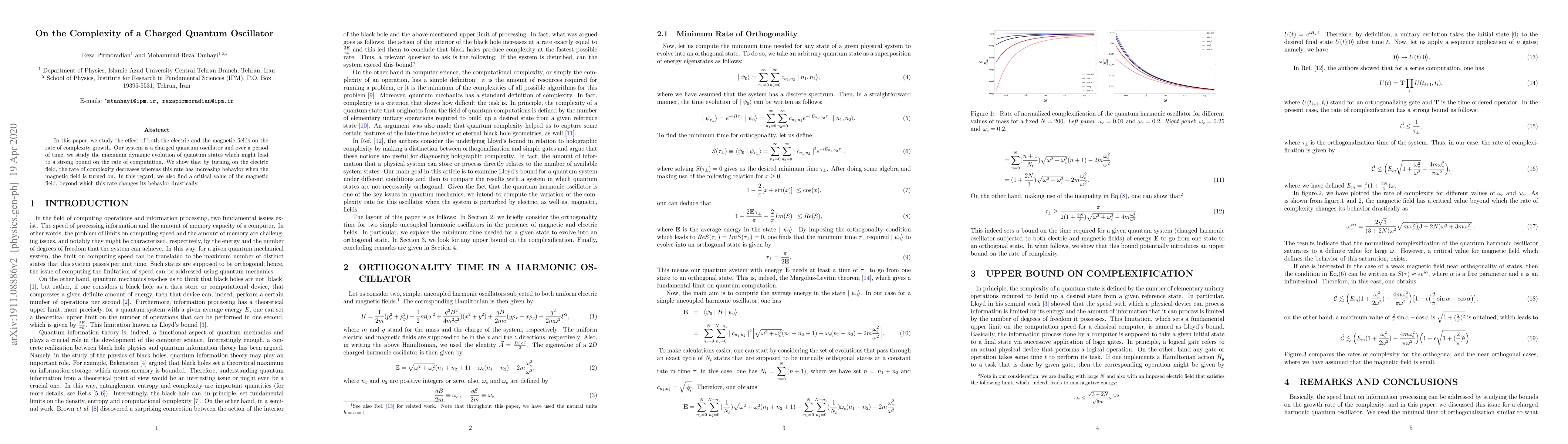 Thumbnail for On the Complexity of a Charged Quantum Oscillator