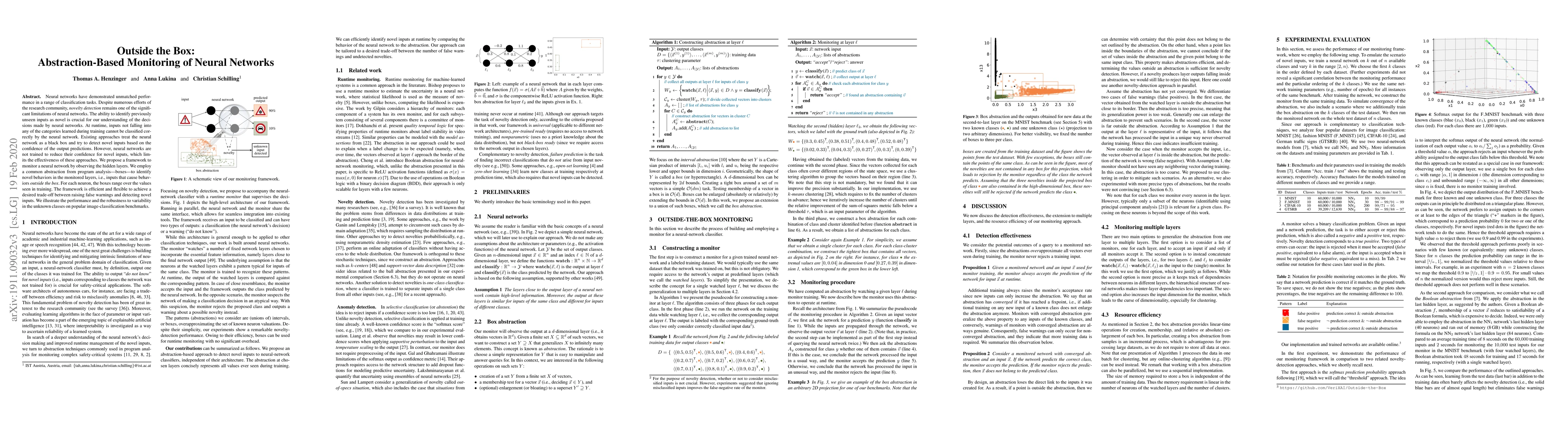 Thumbnail for Outside the Box: Abstraction-Based Monitoring of Neural Networks