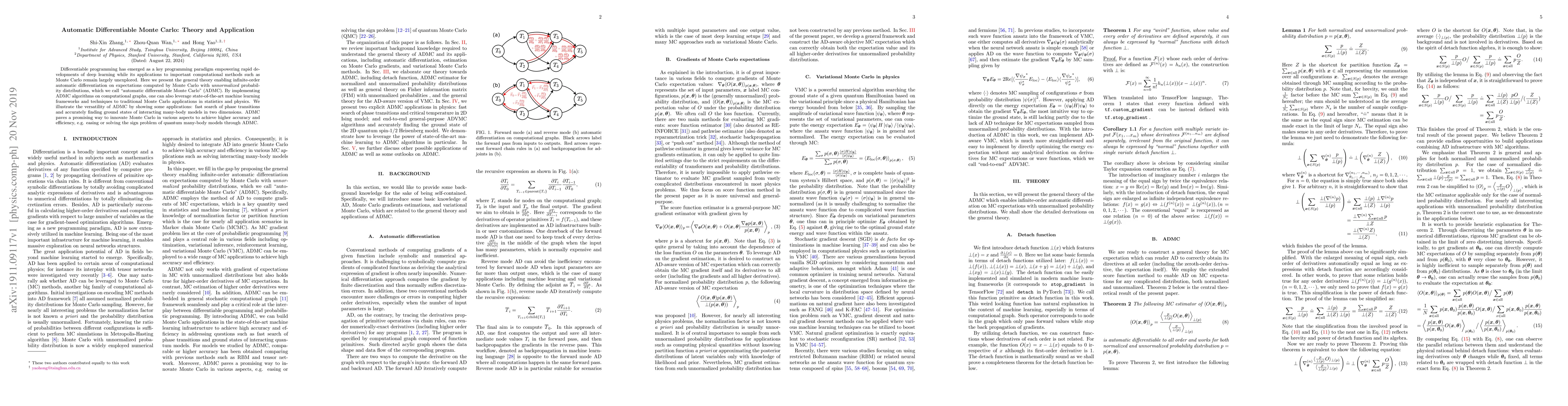 Thumbnail for Automatic Differentiable Monte Carlo: Theory and Application