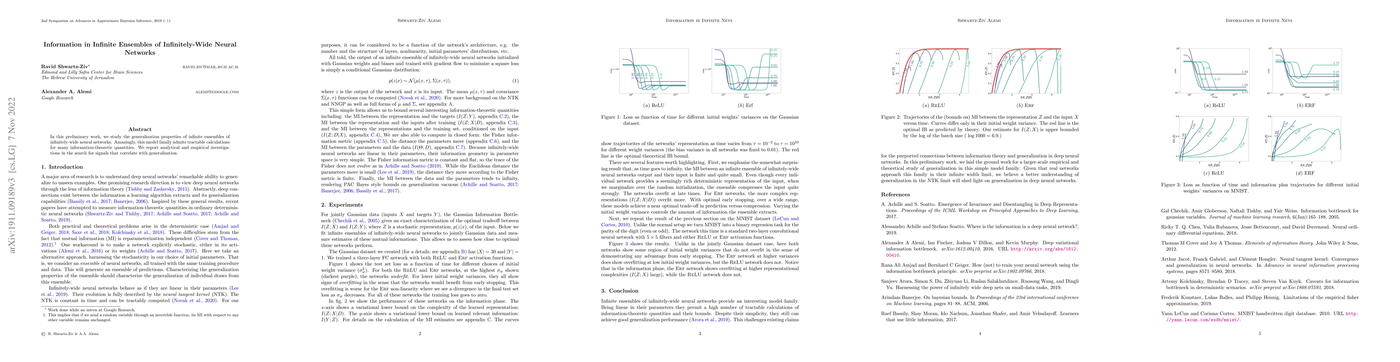 Thumbnail for Information in Infinite Ensembles of Infinitely-Wide Neural Networks